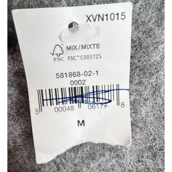 Old Navy Dress Womens Medium Blue Floral Rayon Boho Long Sleeve Mini Keyhole NEW - Picture 12 of 14